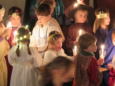 Krippenspiel in der Kirche Unterstrass