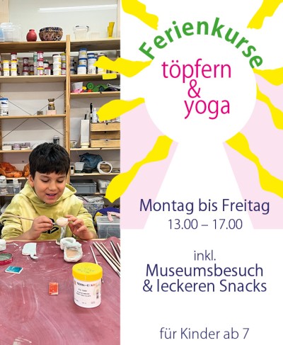 Ferienkurse "Töpfern & Yoga"