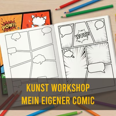 Zeit zum Malen | MEIN EIGENER COMIC - ERFINDE DEINE GESCHICHTE