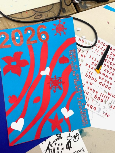 Experimentieren mit Bild und Schrift